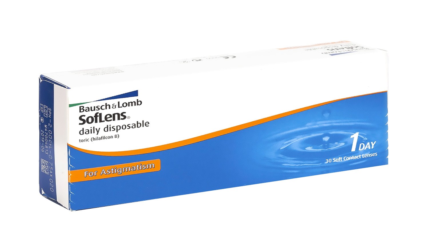 Bausch + Lomb SofLens Daily Disposable for Astigmatism (30 lenses)